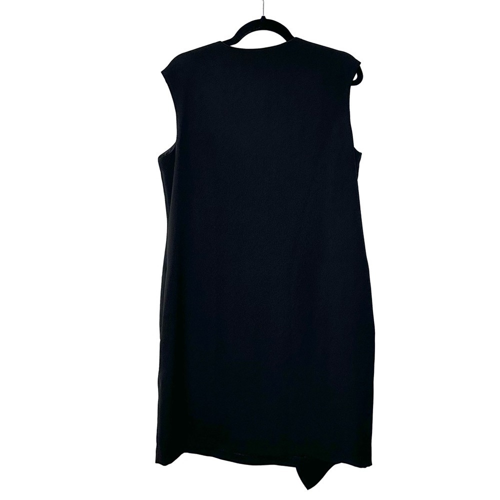 REISS Cora Sleeveless Ruffle Shift Dress 10 - Picture 6 of 8